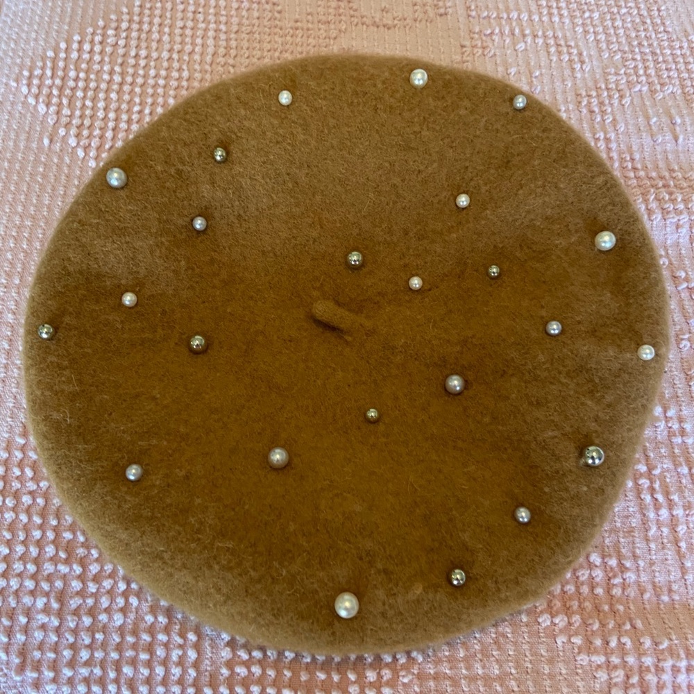 Pearled French hat